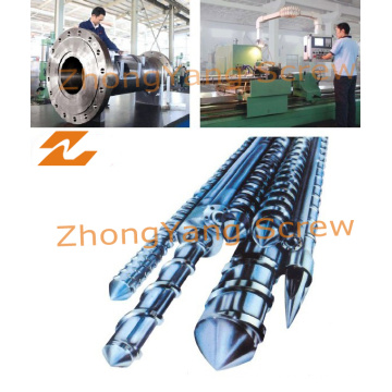 Single Bimetallic Screw Barrel Injection Screw Barrel